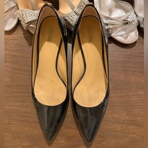 Michael Kors Black Patent Leather Pointed Pumps